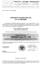 Aprobata Techniczna ITB